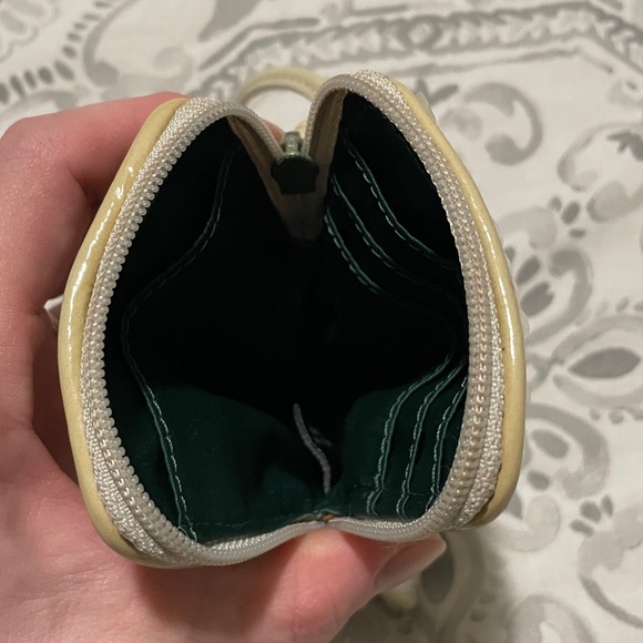 Coach Poppy Sequin Pearl White Zip Wristlet Small - Picture 7 of 9